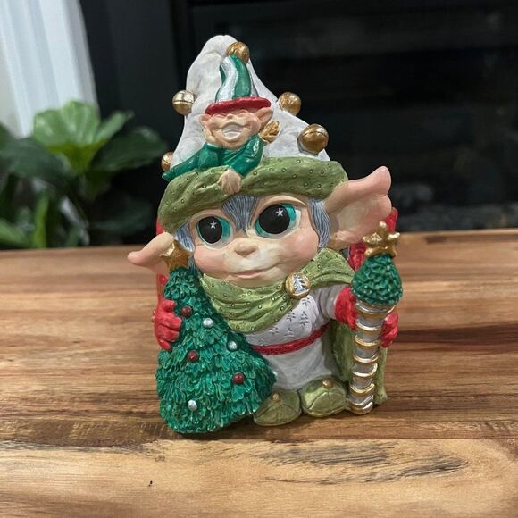 The Christmas Spirit Elf Figurine By Gayle Middleton - Picture 2 of 7